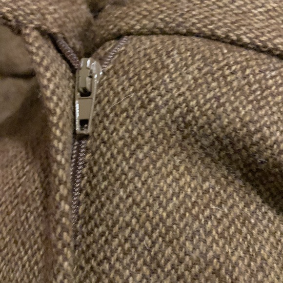 NWT 1997 Lauren Ralph Lauren 💯% lambswool lined woolmark midi skirt houndstooth - Picture 11 of 11